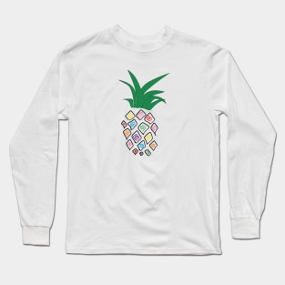 Pineapple Swirls Long Sleeve T-Shirt